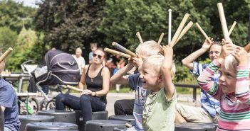 Trommehvirvler og høj solskin