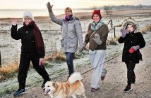 Nytårsmarch i perfekt vejr