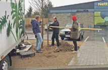 Ny plads foran Netto