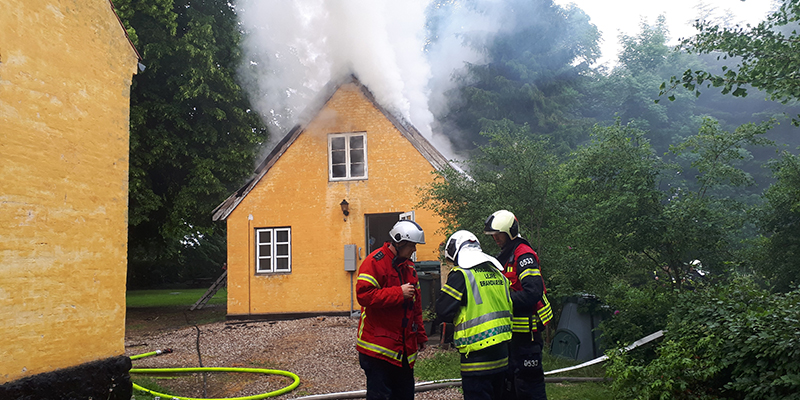 Lynnedslag skyld i brand - Hornsherred Lokalavis