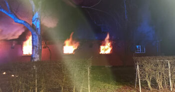 Brand på Krabbesholm Gods