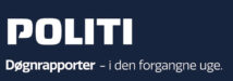 Døgnrapporter – i den forgangne uge