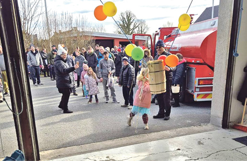 Fastelavn hos Skibby kirke og brandvæsen